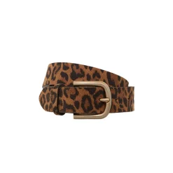 Ceinture femme marron en cuir