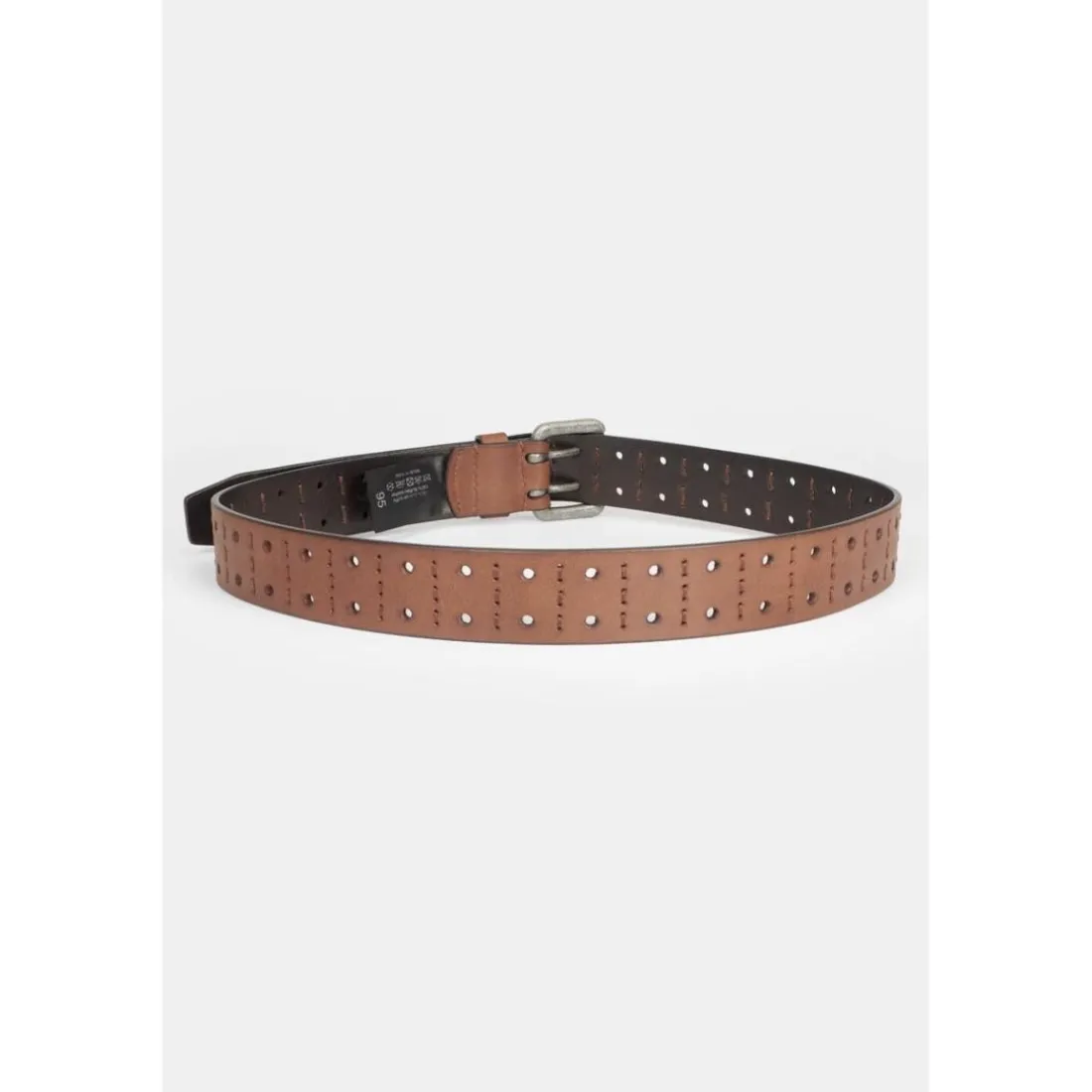 Ceinture GELES marron en cuir Oliver