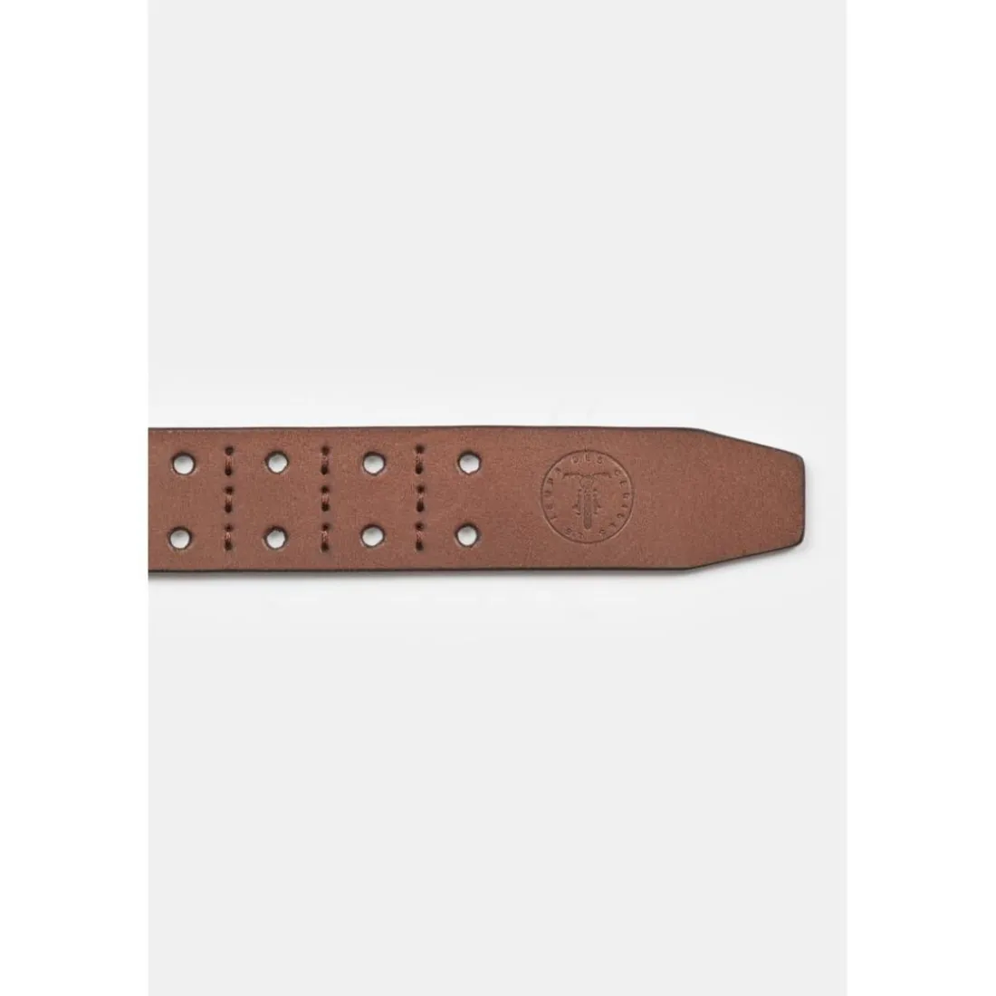Ceinture GELES marron en cuir Oliver