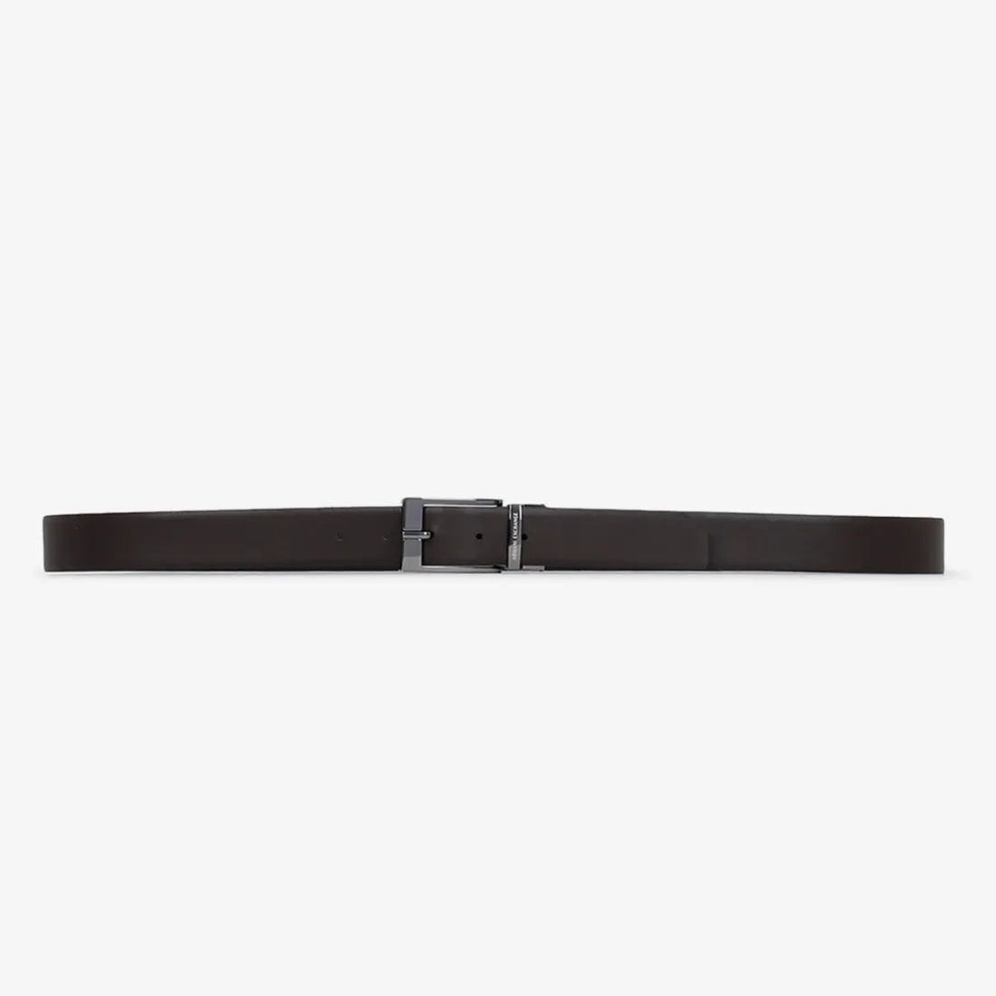 Ceinture homme en cuir noir/marron