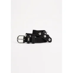 Ceinture SABRI noir Ione en cuir