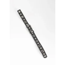 Ceinture STUDY noir Mina en cuir