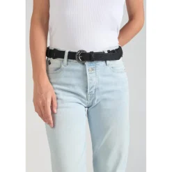 Ceinture TADLA noir en cuir Leah
