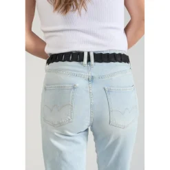 Ceinture TADLA noir en cuir Leah