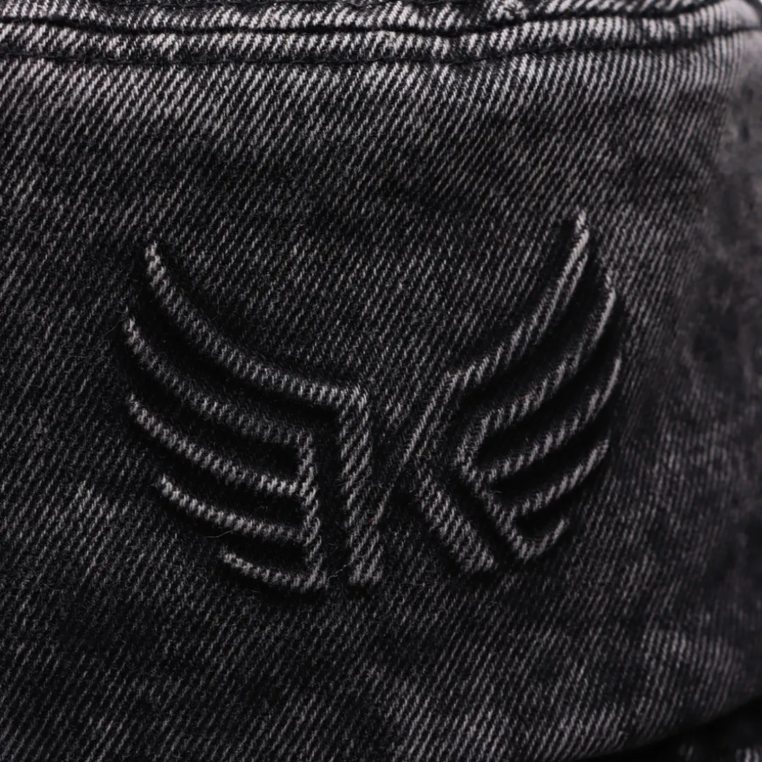 Chapeau en denim MOBI noir