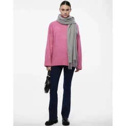 Écharpe oversize gris Dee