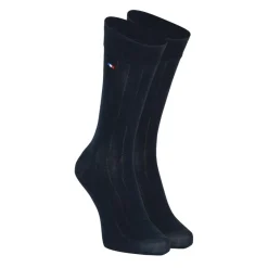 Chaussettes mi-hautes homme Fil d'Ecosse Fait en France Eminence bleu