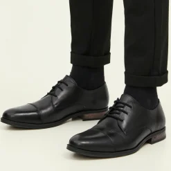 Chaussures de ville Basse Noir en coton