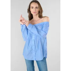 Chemise AMAPOLA gris en coton