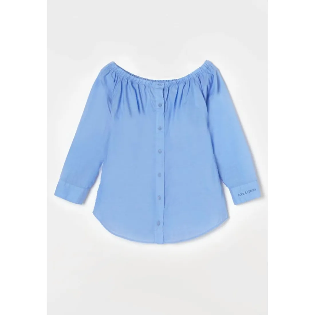 Chemise AMAPOLA gris en coton