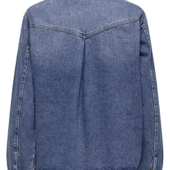 Chemise denim Ella Tai519 en coton bleu