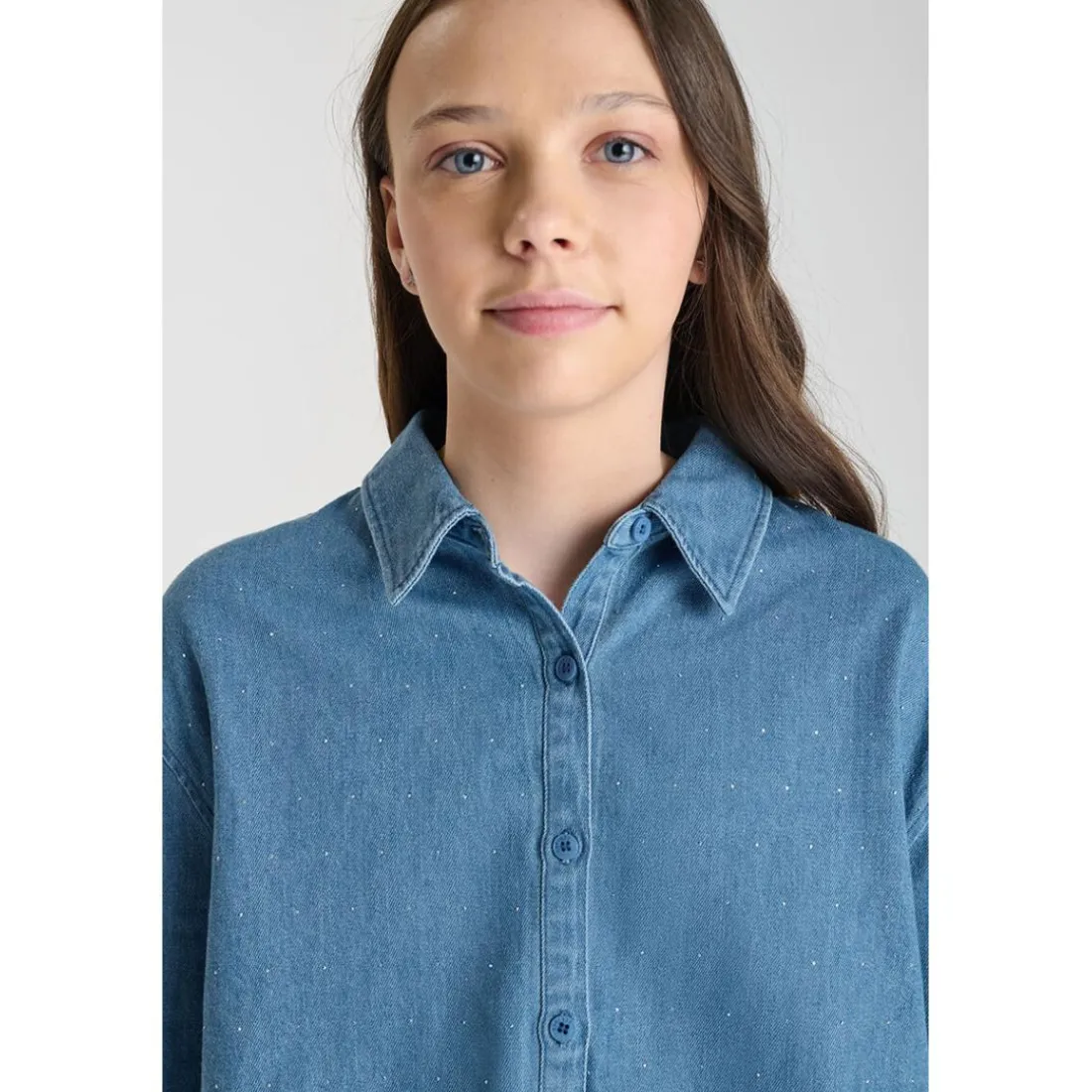Chemise en jeans ALBERTAG bleu Kali