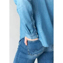 Chemise en jeans JUANITA bleu Zoé