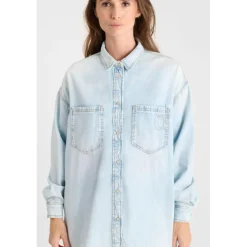 Chemise en jeans TULIPE bleu Vivi
