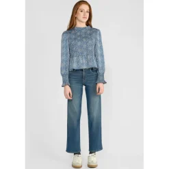 Chemise fille DIVEGI bleu Tia