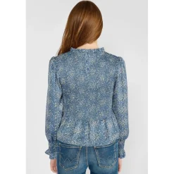 Chemise fille DIVEGI bleu Tia
