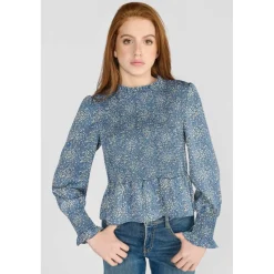 Chemise fille DIVEGI bleu Tia