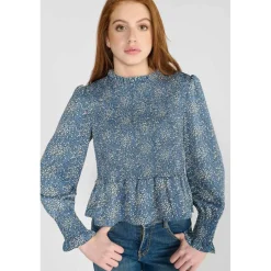 Chemise fille DIVEGI bleu Tia