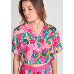 Chemise fille SAUGEGI rose Ula