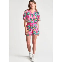 Chemise fille SAUGEGI rose Ula