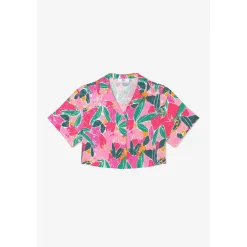 Chemise fille SAUGEGI rose Ula