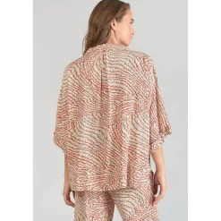 Chemise FREILA orange en viscose