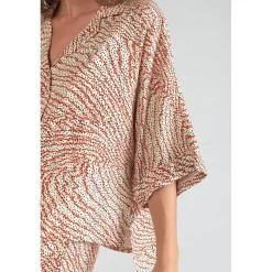 Chemise FREILA orange en viscose