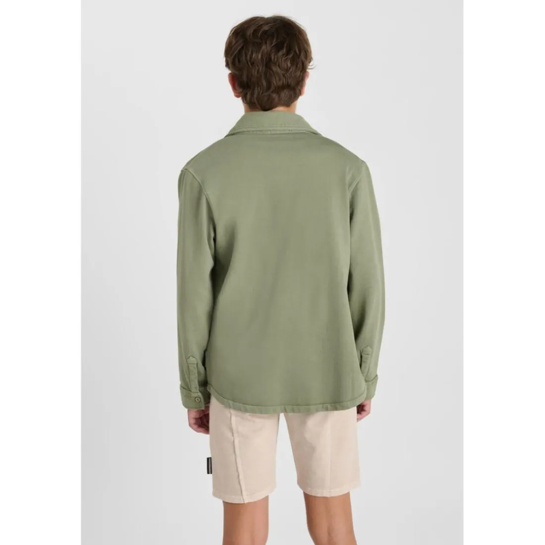 Chemise garçon PEDROBO kaki en coton Jett
