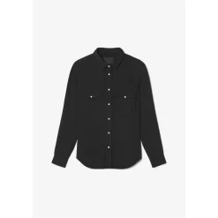 Chemise Juanita en jeans noir brut