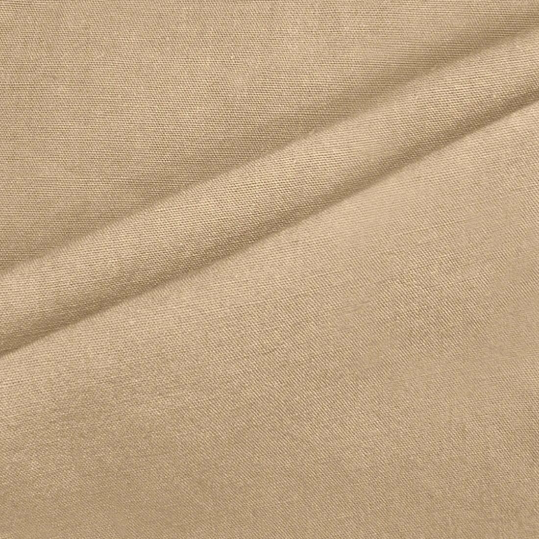 Chemise Manches Courtes EDDA en coton beige