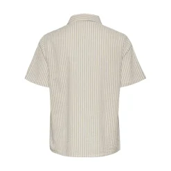 Chemise manches courtes Sally vert en coton Bella