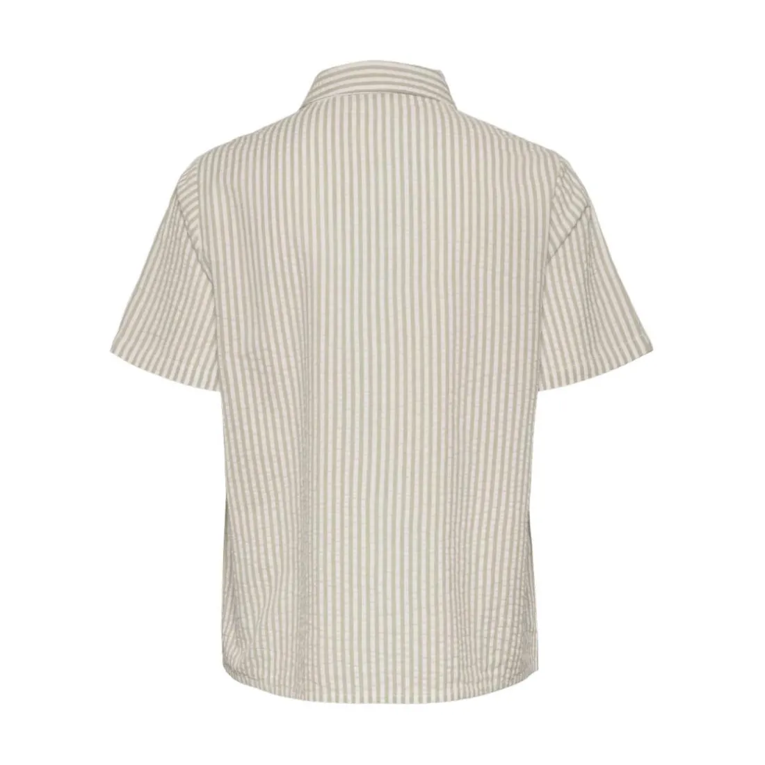 Chemise manches courtes Sally vert en coton Bella