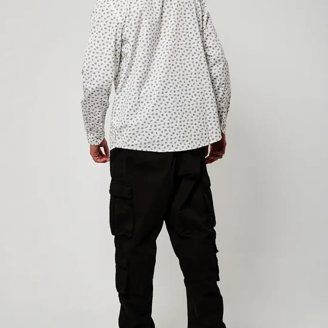 Chemise Manches Longues en coton BAYUN White blanc