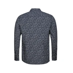 Chemise Manches Longues en coton BEVY bleu marine