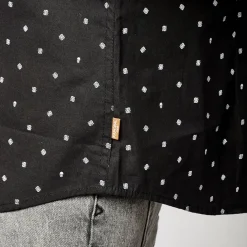 Chemise Manches Longues en coton BELIZ Black noir