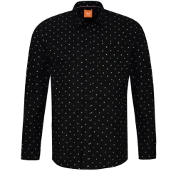 Chemise Manches Longues en coton BELIZ Black noir