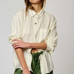 Chemise Manches Longues VERSO blanc en coton