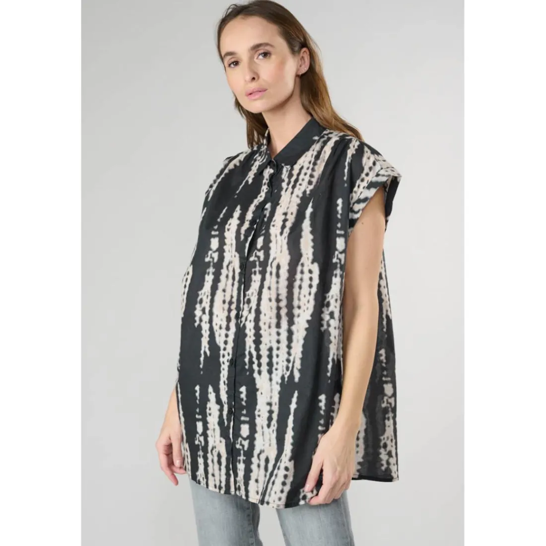Chemise NATALI noir Isa