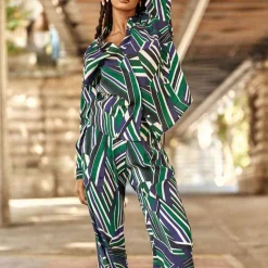 Chemisier CHANICE raye bleu en viscose