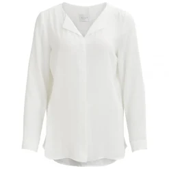 Chemisier manches longues femme Vila - Blanc