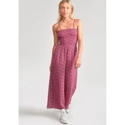 Combinaison droit fille KASSIAGI fuchsia