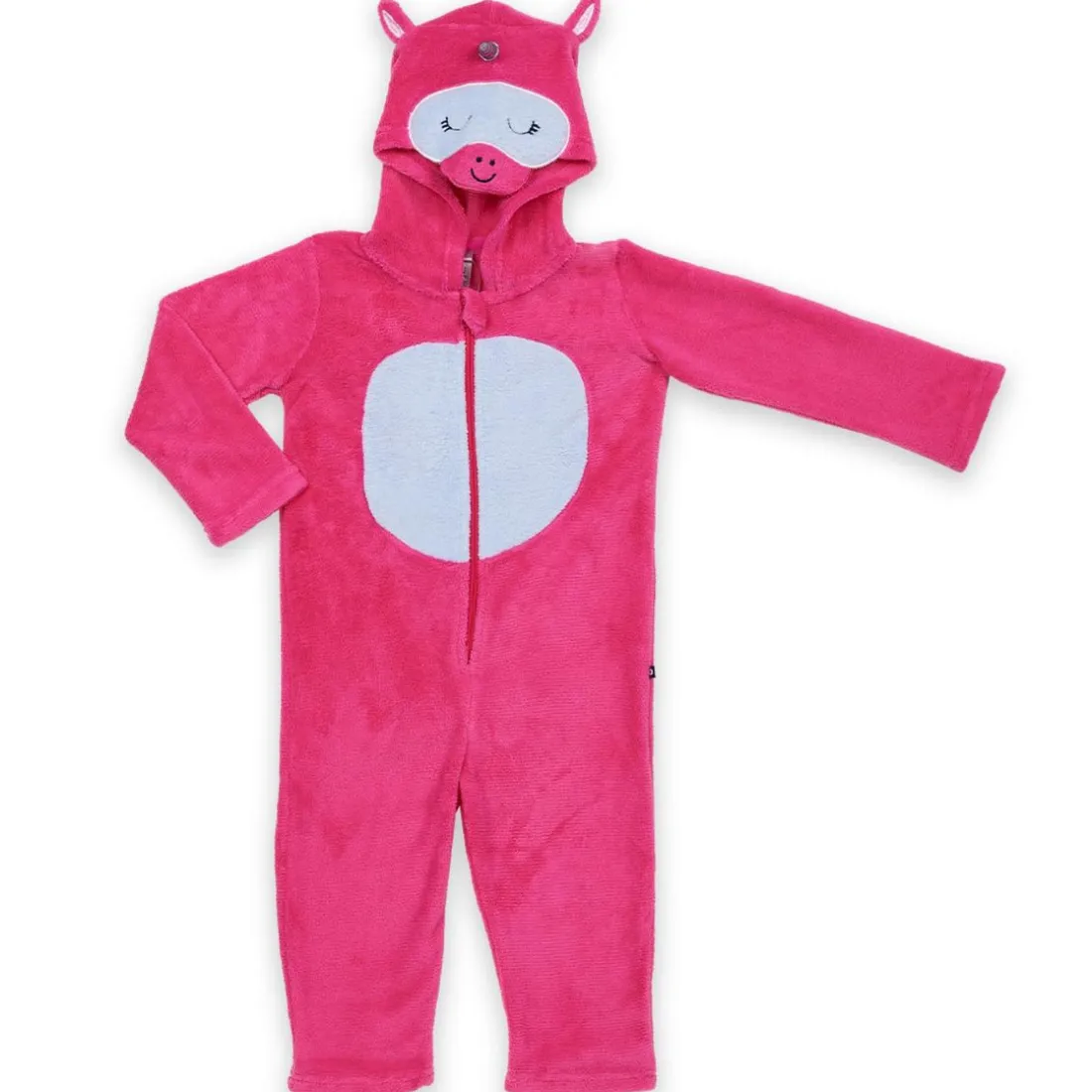 Combinaison Manches Longues fille - Rose et Gris Licorne