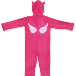 Combinaison Manches Longues fille - Rose et Gris Licorne