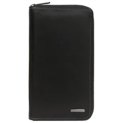 Compagnon de voyage Stop RFID Cuir SENSATION Noir