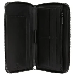 Compagnon de voyage Stop RFID Cuir SENSATION Noir