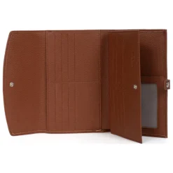 Compagnon de voyage Stop RFID Cuir MAYA Fauve Sara