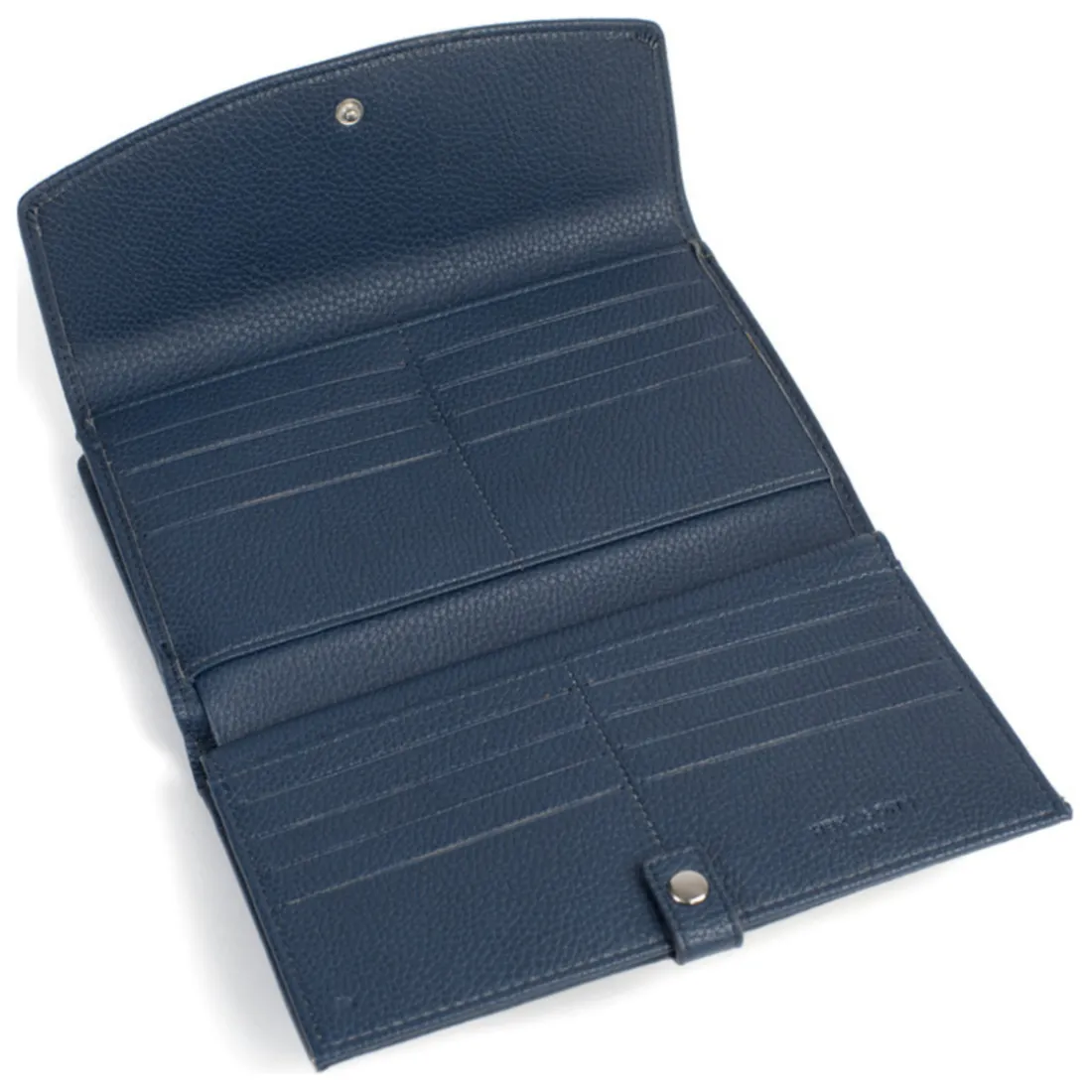 Compagnon de voyage Stop RFID Cuir MAYA Marine Lou