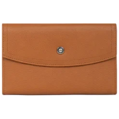 Compagnon de voyage Stop RFID Cuir MAYA Caramel Vale