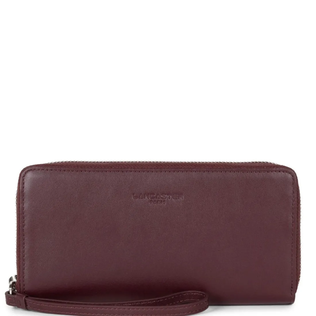 Compagnon Zippé autour Paris PM marron en cuir