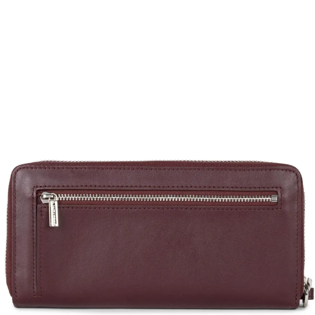 Compagnon Zippé autour Paris PM marron en cuir